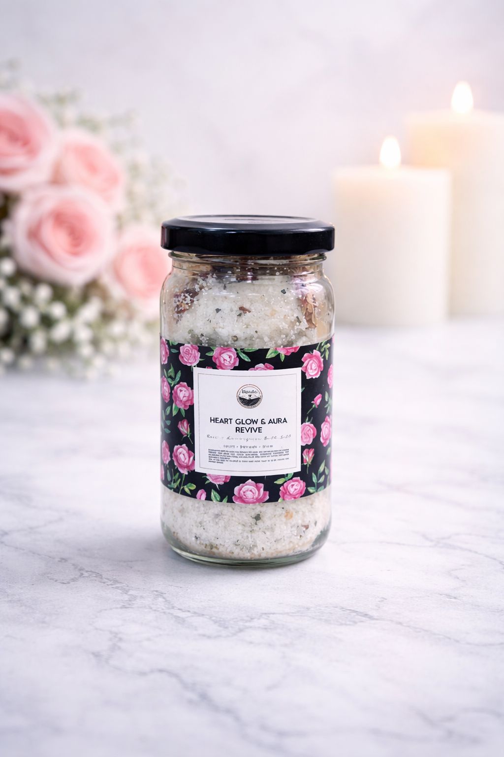 Rose bathing salts